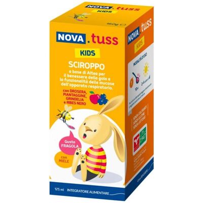 Nova Argentia Tuss Kids Sciroppo - Supporto respiratorio, Miele, Ribes Nero Nova Argentia Tuss Kids Sciroppo - Supporto respiratorio, Miele, Ribes Nero