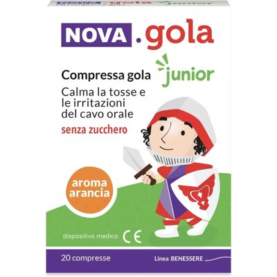Nova Argentia Srl Gola Junior Arancia - Pastiglia - Lenisce mal di gola Nova Argentia Srl Gola Junior Arancia - Pastiglia - Lenisce mal di gola