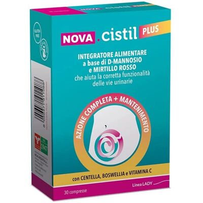 Nova Argentia Srl Nova Cistil Plus D-Mannosio Mirtillo Rosso Supporto Urinario Nova Argentia Srl Nova Cistil Plus D-Mannosio Mirtillo Rosso Supporto Urinario