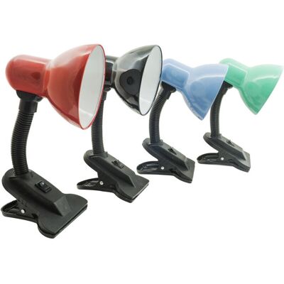 RG Verstellbare Tischlampe - E27 Flexible Klemmlampe - 108B RG Verstellbare Tischlampe - E27 Flexible Klemmlampe - 108B