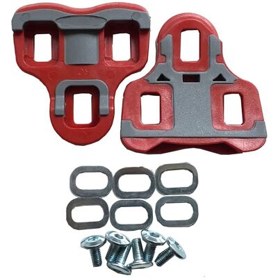 ELEVEN ELEVEN Tacchette Keo Grip 6° Rosse per Bicicletta ELEVEN ELEVEN Tacchette Keo Grip 6° Rosse per Bicicletta