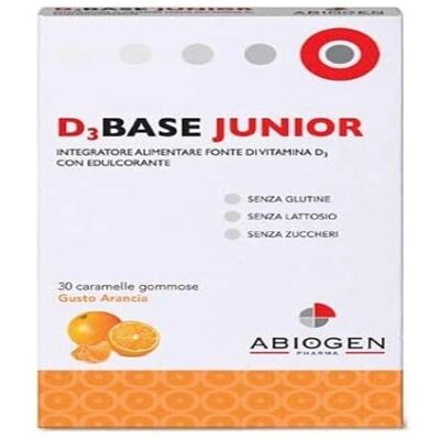 Abiogen Pharma D3 Junior Gummies Arancia - Supporto Osseo Abiogen Pharma D3 Junior Gummies Arancia - Supporto Osseo