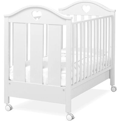 Culla Erbesi Dolce in Legno Bianco - Lettino bambini Culla Erbesi Dolce in Legno Bianco - Lettino bambini