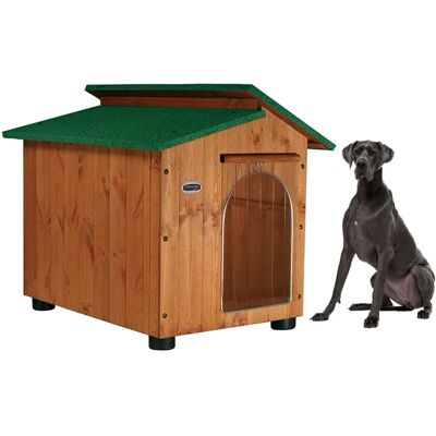 Cuccia in Legno Original Legno Italia - Verde, 102x122xH108 - Casa per Cani Cuccia in Legno Original Legno Italia - Verde, 102x122xH108 - Casa per Cani