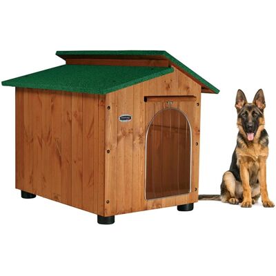 Original Legno Italia - Cuccia in legno per cani - Verde - 90x110xH95 - Isolante, impermeabile, ecologica Original Legno Italia - Cuccia in legno per cani - Verde - 90x110xH95 - Isolante, impermeabile, ecologica