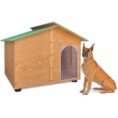 ORIGINAL LEGNO ITALIA Rinforzata mod. Alpi Verde 45x60xH48 - Cuccia per Cani ORIGINAL LEGNO ITALIA Rinforzata mod. Alpi Verde 45x60xH48 - Cuccia per Cani
