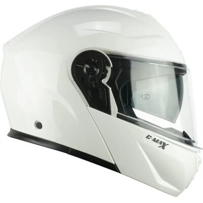 Casco CGM 569a C-MAX Mono Wit Glanzend - Motorhelm Casco CGM 569a C-MAX Mono Wit Glanzend - Motorhelm