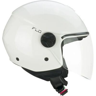 Casco de Motocicleta Jet CGM 167A FLO Blanco - Seguridad Urbana y Diseño Casco de Motocicleta Jet CGM 167A FLO Blanco - Seguridad Urbana y Diseño