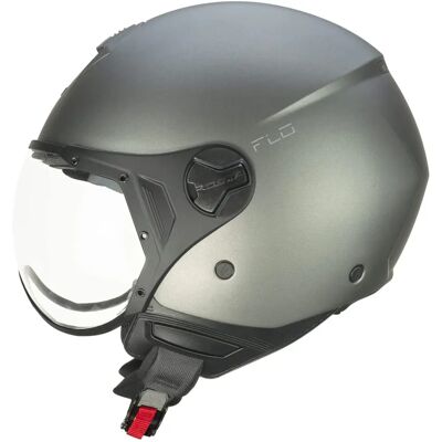 Casco 167A FLO Casco Jet Moto - Satinato Antracite Casco 167A FLO Casco Jet Moto - Satinato Antracite