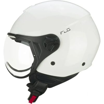 Casque moto CGM 167A Flo Mono Blanc - Visière interchangeable Casque moto CGM 167A Flo Mono Blanc - Visière interchangeable