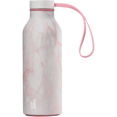 Contatto Bottiglia Termica Marmo Rosa - 3+1 Strati Mantiene Caldo 15h Freddo 25h Contatto Bottiglia Termica Marmo Rosa - 3+1 Strati Mantiene Caldo 15h Freddo 25h