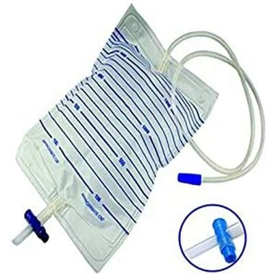 Sacca Urina Cura Farma SRL con Valvola e Rubinetto - 2L - 30 pezzi Sacca Urina Cura Farma SRL con Valvola e Rubinetto - 2L - 30 pezzi