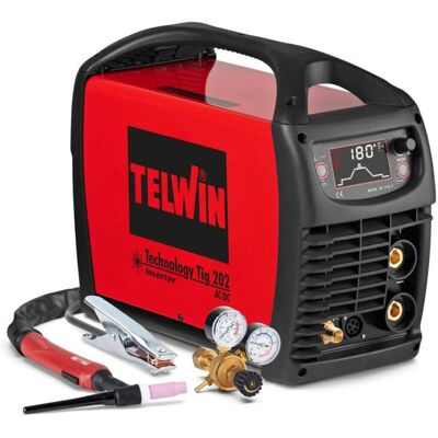 Saldatrice TIG Inverter TELWIN - Multi-materiale, LCD, AC/DC Saldatrice TIG Inverter TELWIN - Multi-materiale, LCD, AC/DC