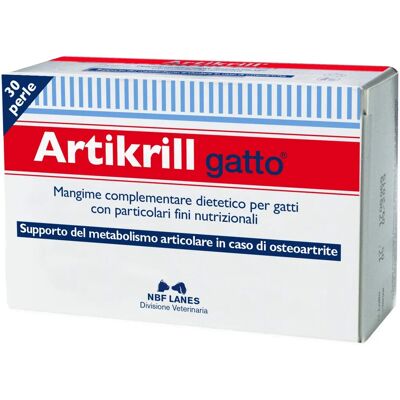 N.B.F. Lanes Srl Artikrill Gatto 30 Perle - Integratore articolare per gatti N.B.F. Lanes Srl Artikrill Gatto 30 Perle - Integratore articolare per gatti