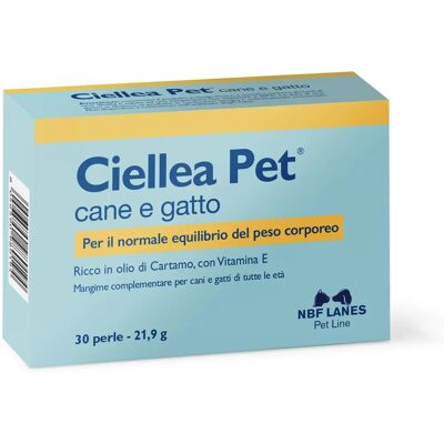 N.B.F. Lanes Srl Ciellea Pet Integratore per Perdita di Peso - 30 Perle N.B.F. Lanes Srl Ciellea Pet Integratore per Perdita di Peso - 30 Perle