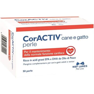 N.B.F. Lanes Srl Coractiv Integratore di Omega-3 per Cani e Gatti - 50 Perle N.B.F. Lanes Srl Coractiv Integratore di Omega-3 per Cani e Gatti - 50 Perle