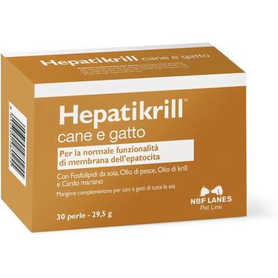 N.B.F. Lanes Srl Hepatikrill - Integratore per la funzione epatica di cani e gatti N.B.F. Lanes Srl Hepatikrill - Integratore per la funzione epatica di cani e gatti