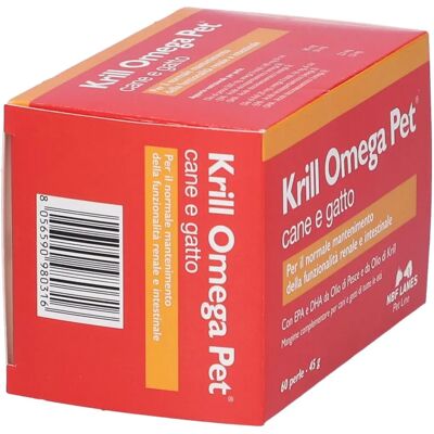 N.B.F. Lanes Srl Krill Omega Integratore Animali - Supporta Reni e Intestino - 60 Perle N.B.F. Lanes Srl Krill Omega Integratore Animali - Supporta Reni e Intestino - 60 Perle