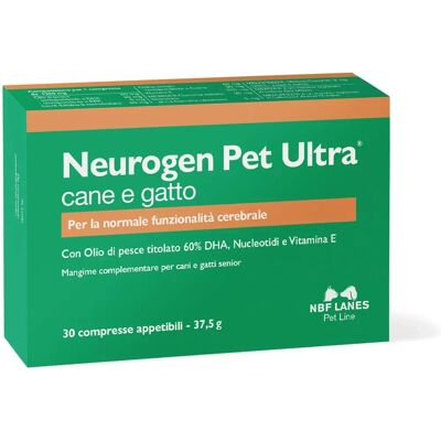 N.B.F. Lanes Srl Neurogen Pet Ultra - Wsparcie poznawcze dla starszych zwierząt N.B.F. Lanes Srl Neurogen Pet Ultra - Wsparcie poznawcze dla starszych zwierząt