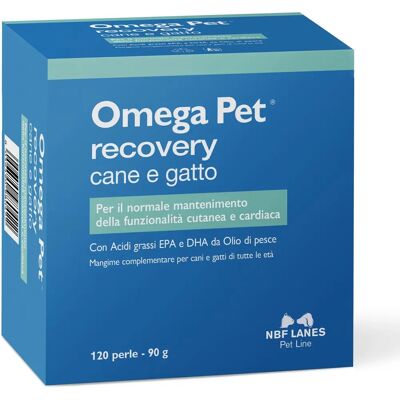 N.B.F. Lanes Omega Pet Recovery - 120 Perle - Supporto Pelle & Cuore N.B.F. Lanes Omega Pet Recovery - 120 Perle - Supporto Pelle & Cuore
