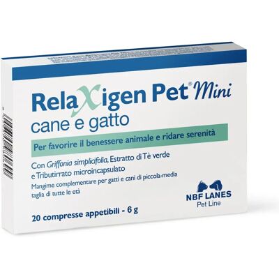N.B.F. Lanes Srl Relaxigen Pet Mini - Suplement Relaksacyjny dla Kotów i Małych Psów N.B.F. Lanes Srl Relaxigen Pet Mini - Suplement Relaksacyjny dla Kotów i Małych Psów
