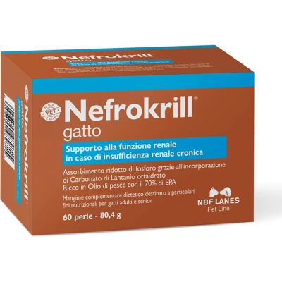 N.B.F. LANES Srl Nefrokrill Gatto 60 Perle N.B.F. LANES Srl Nefrokrill Gatto 60 Perle