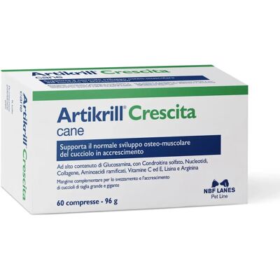 NBF Lanes Artikrill Crescita - Integratore per Cuccioli di Taglia Grande NBF Lanes Artikrill Crescita - Integratore per Cuccioli di Taglia Grande
