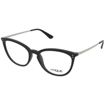 Vogue Eyewear W44 Occhiali Cat Eye Neri Trasparenti Vogue Eyewear W44 Occhiali Cat Eye Neri Trasparenti