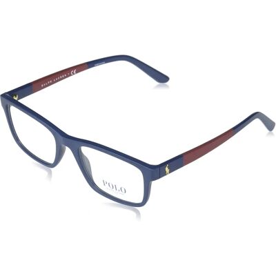 Ralph Lauren Rectangular Blue Plastic Full-Rim Eyeglasses - Men's Ralph Lauren Rectangular Blue Plastic Full-Rim Eyeglasses - Men's
