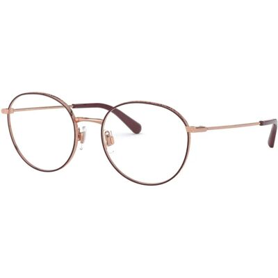 Smukłe oprawki okularów Burgundy Rose Gold od Dolce & Gabbana - Oprawki okularów Smukłe oprawki okularów Burgundy Rose Gold od Dolce & Gabbana - Oprawki okularów