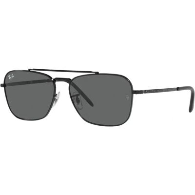 Ray-Ban New Caravan RB3636 002/B1 55 - Rectangular Unisex Sunglasses Ray-Ban New Caravan RB3636 002/B1 55 - Rectangular Unisex Sunglasses