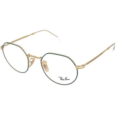 Ray-Ban RX6465 3136 Ochelari unisex din aur și verde - Ochelari Ray-Ban RX6465 3136 Ochelari unisex din aur și verde - Ochelari