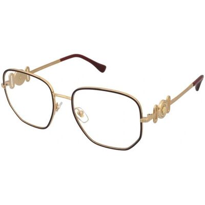 Occhiali da vista geometrici oversize Versace VE1283 1480 Bordeaux Occhiali da vista geometrici oversize Versace VE1283 1480 Bordeaux