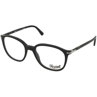 Persol PO3317V 95 Schwarz Quadratische Unisex Brille Persol PO3317V 95 Schwarz Quadratische Unisex Brille