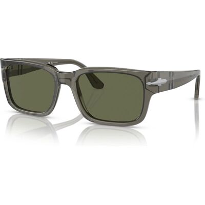 Persol PO3315S - Átlátszó taupe szürke keret - Polarizált zöld lencsék - Napozó szemüveg Persol PO3315S - Átlátszó taupe szürke keret - Polarizált zöld lencsék - Napozó szemüveg