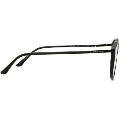 Giorgio Armani AR7237 - Runde schwarze & transparente Brille für Herren Giorgio Armani AR7237 - Runde schwarze & transparente Brille für Herren