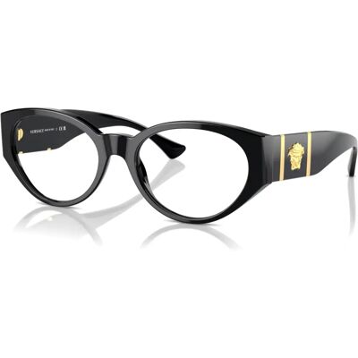 Versace Ve3345 - Runde Schwarze Damenbrille Versace Ve3345 - Runde Schwarze Damenbrille