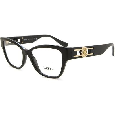 Versace VE 3347 Schwarzer Brillenrahmen - Sehhilfe Versace VE 3347 Schwarzer Brillenrahmen - Sehhilfe