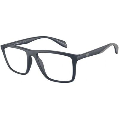 Emporio Armani EA3230 Rechteckige Blaue Unisex-Brille - Brille Emporio Armani EA3230 Rechteckige Blaue Unisex-Brille - Brille
