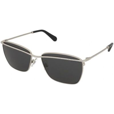 Ochelari de Soare Swarovski SK7006 Argintii Pătrate - Protecție UV Categoria 3 Ochelari de Soare Swarovski SK7006 Argintii Pătrate - Protecție UV Categoria 3