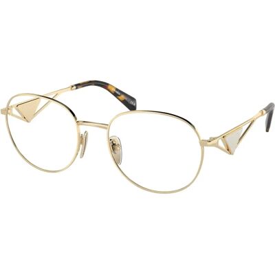 Prada PR A50V Gold Optical Frame - Eyewear Frames Prada PR A50V Gold Optical Frame - Eyewear Frames