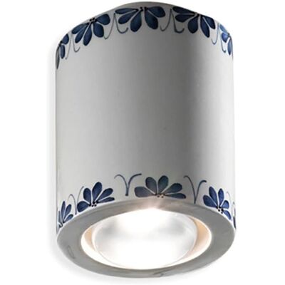 FERROLUCE Trieste Lampada a Soffitto in Ceramica - Decorazione Minimalista - 8,5cm FERROLUCE Trieste Lampada a Soffitto in Ceramica - Decorazione Minimalista - 8,5cm