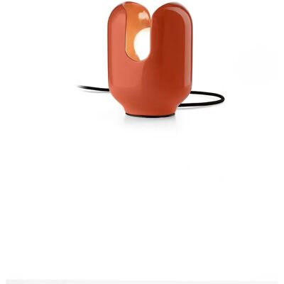 FERROLUCE Orange Keramik Batucada Tischlampe - Handgefertigt FERROLUCE Orange Keramik Batucada Tischlampe - Handgefertigt