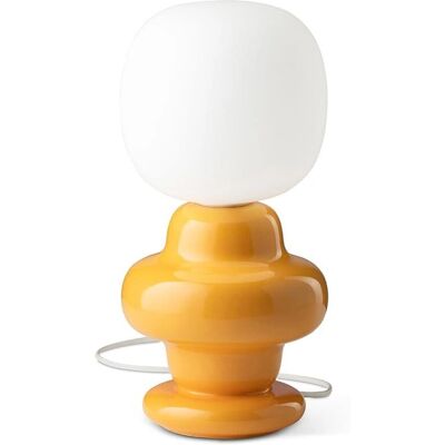 Lampe de Table en Céramique Jaune Copacabana Ferroluce - Lumière de Table - Publicité Lampe de Table en Céramique Jaune Copacabana Ferroluce - Lumière de Table - Publicité