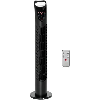 HOMCOM Ventilatore Torre con Telecomando - Oscillante, 3 Velocità, Timer 7,5h HOMCOM Ventilatore Torre con Telecomando - Oscillante, 3 Velocità, Timer 7,5h
