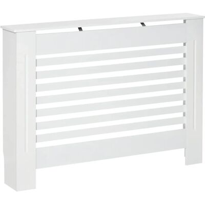 Homcom Copritermosifone in Legno Bianco con Ripiano - Protezione Radiatore Homcom Copritermosifone in Legno Bianco con Ripiano - Protezione Radiatore