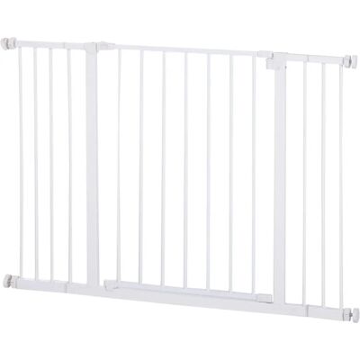 Pawhut Cancello per Cani Estensibile 72-107cm Montaggio a Pressione Pawhut Cancello per Cani Estensibile 72-107cm Montaggio a Pressione