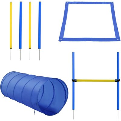 Set Agilità Cane Pawhut - Giallo e Blu Set Agilità Cane Pawhut - Giallo e Blu