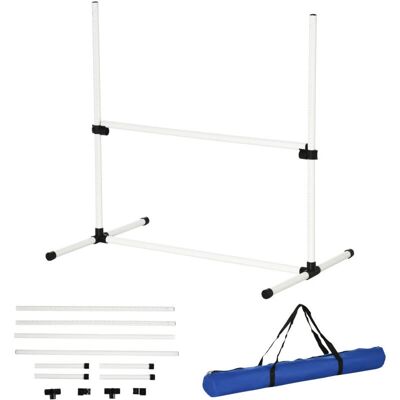 Set di Agilità Cane PawHut - Altezza Regolabile - Kit Completo Set di Agilità Cane PawHut - Altezza Regolabile - Kit Completo