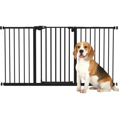 PawHut Cancello per Cani 3 Estensioni fino a 147.5cm PawHut Cancello per Cani 3 Estensioni fino a 147.5cm